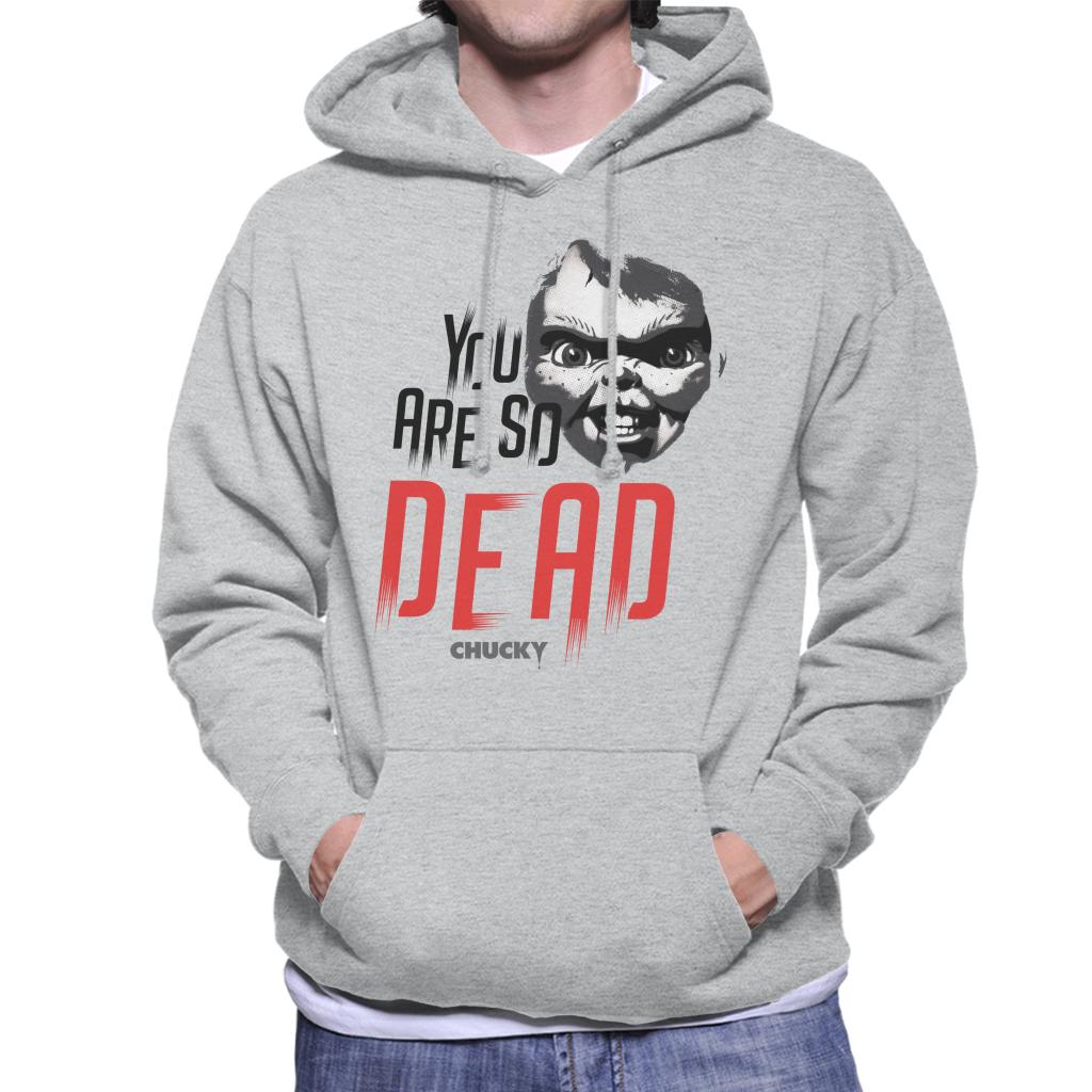 Chucky You Are So Dead Men's Hooded Sweatshirt-ALL + EVERY