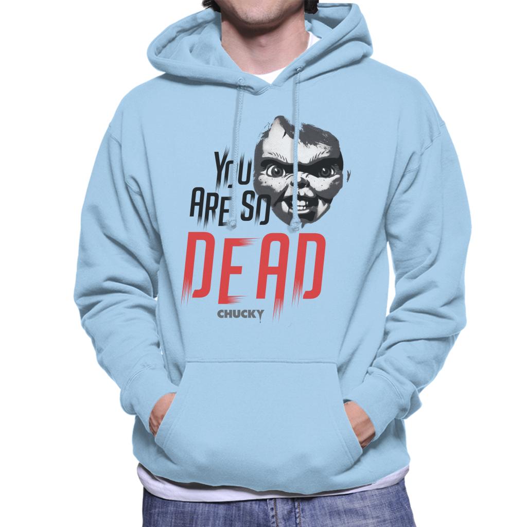 Chucky You Are So Dead Men's Hooded Sweatshirt-ALL + EVERY