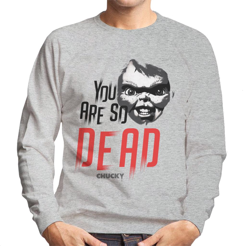 Chucky You Are So Dead Men's Sweatshirt-ALL + EVERY