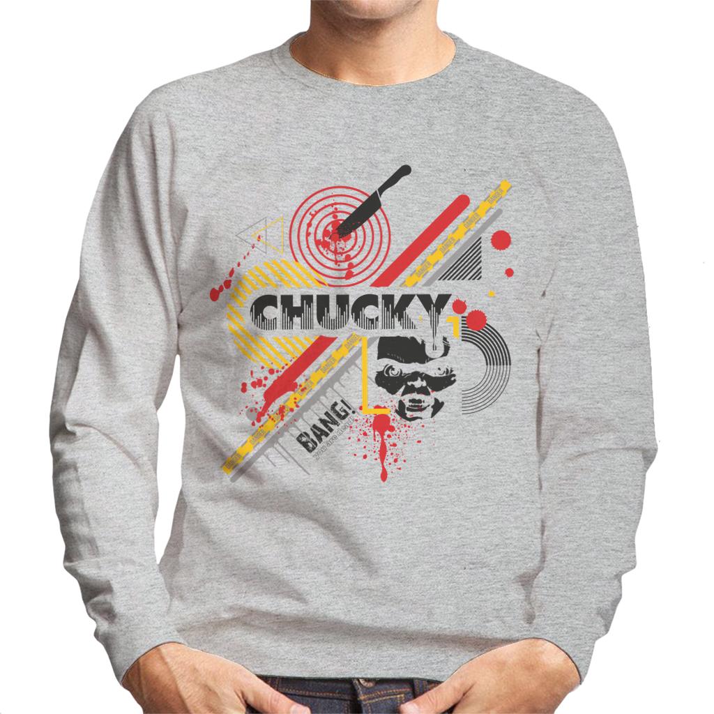 Chucky Bang You Are Dead Men's Sweatshirt-ALL + EVERY