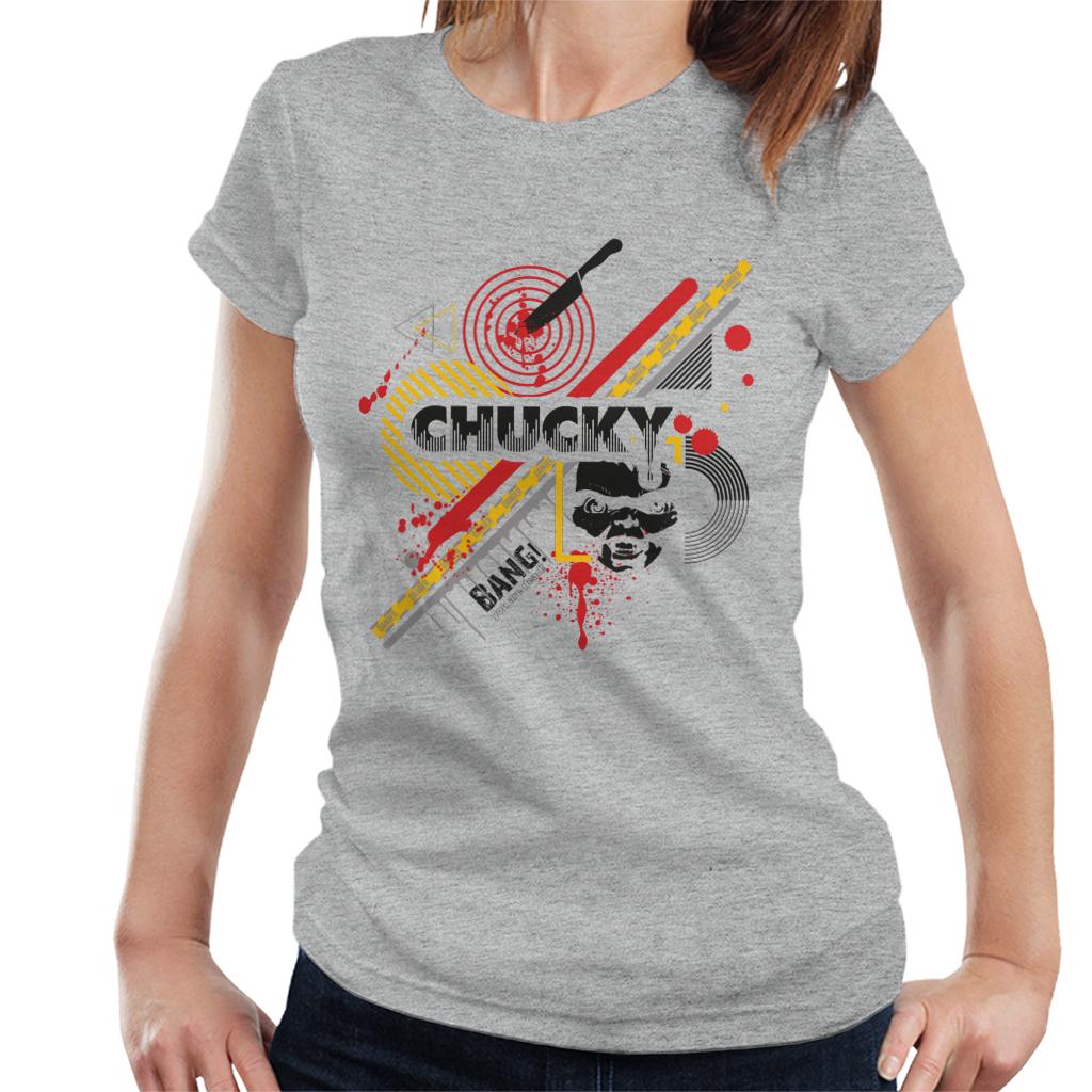 Chucky Bang You Are Dead Women's T-Shirt-ALL + EVERY