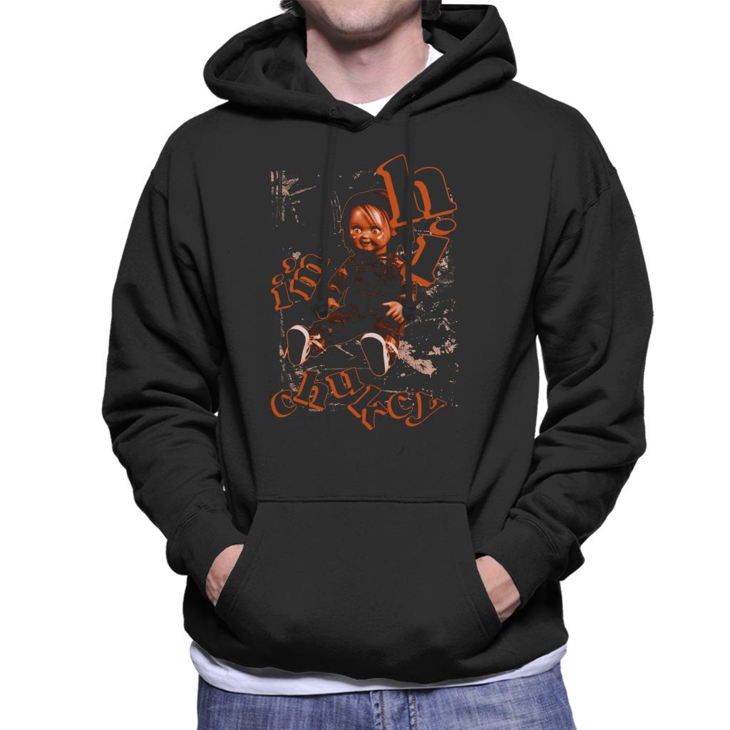 Chucky Im Chucky Hi Men's Hooded Sweatshirt-ALL + EVERY