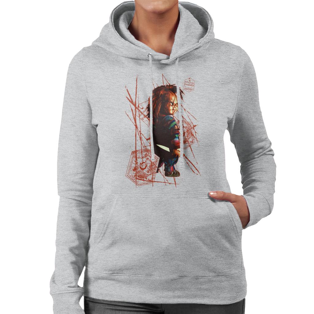 Chucky Ade Due Damballa Women's Hooded Sweatshirt-ALL + EVERY