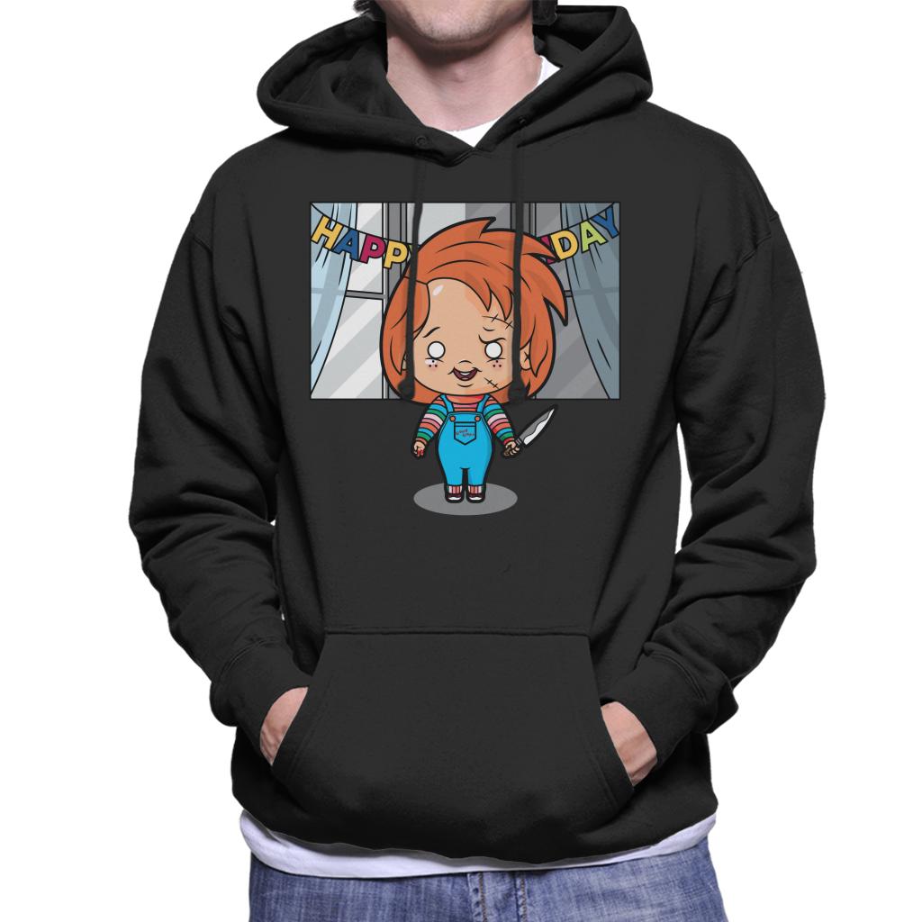 Chucky Happy Birthday Kawaii Men's Hooded Sweatshirt-ALL + EVERY