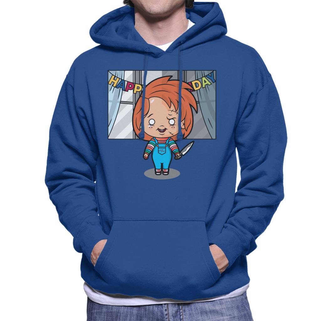 Chucky Happy Birthday Kawaii Men's Hooded Sweatshirt-ALL + EVERY