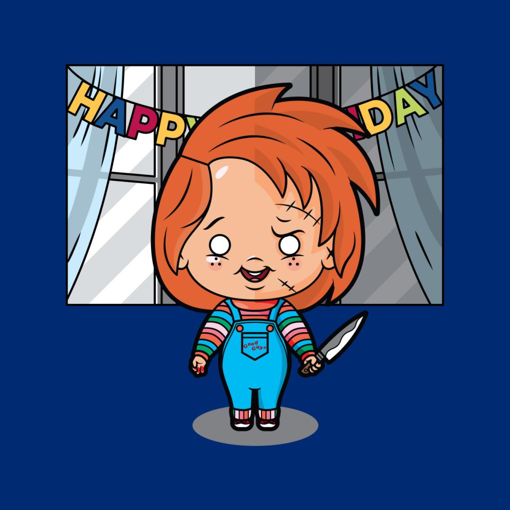 Chucky Happy Birthday Kawaii Men's T-Shirt-ALL + EVERY