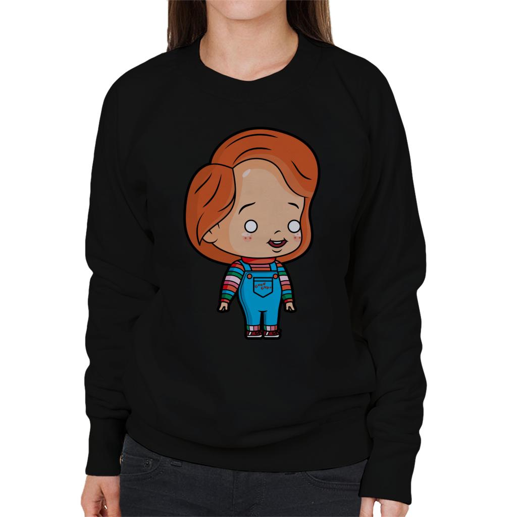 Child's Play Chucky Cute Cartoon Women's Sweatshirt-ALL + EVERY