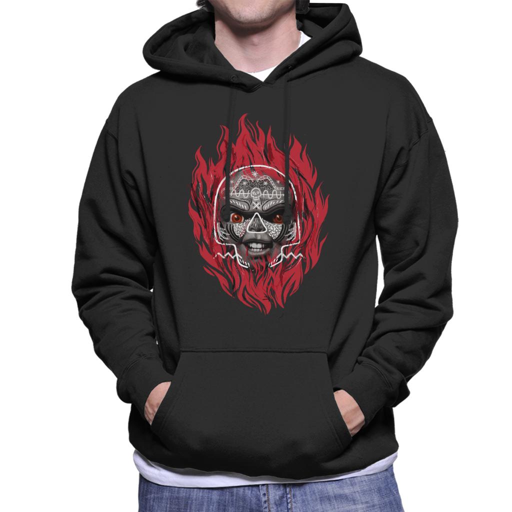 Chucky Flames Men's Hooded Sweatshirt-ALL + EVERY