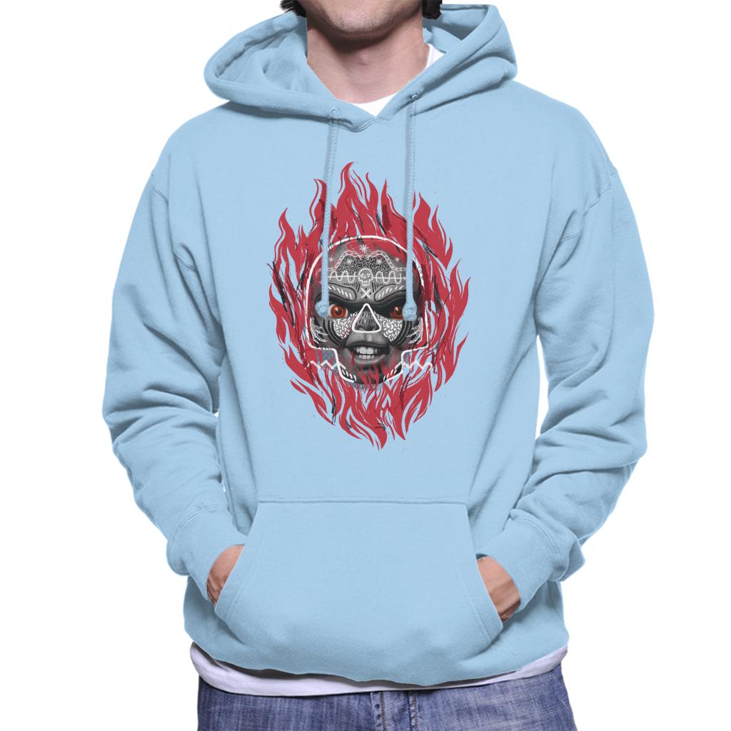 Chucky Flames Men's Hooded Sweatshirt-ALL + EVERY