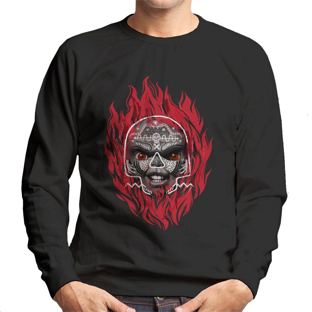 Chucky Flames Men's Sweatshirt-ALL + EVERY