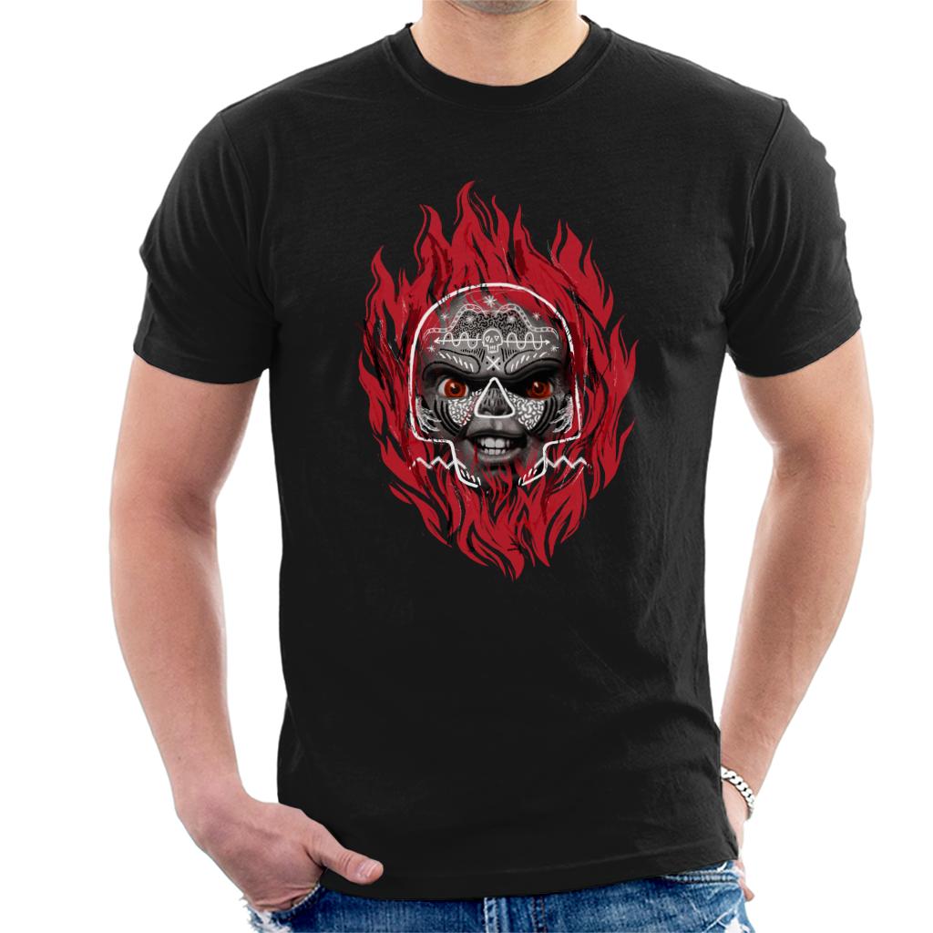 Chucky Flames Men's T-Shirt-ALL + EVERY