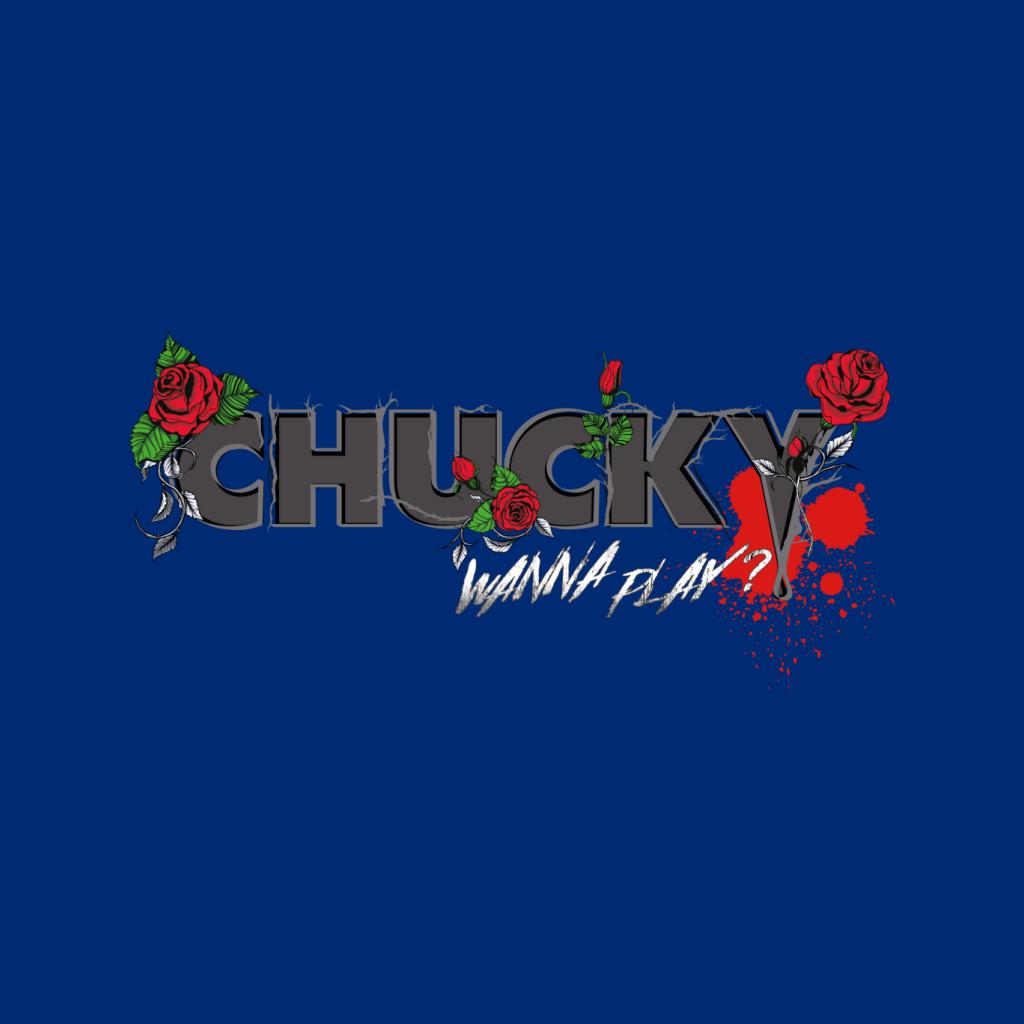 Chucky Wanna Play Floral Logo Men's Sweatshirt-ALL + EVERY