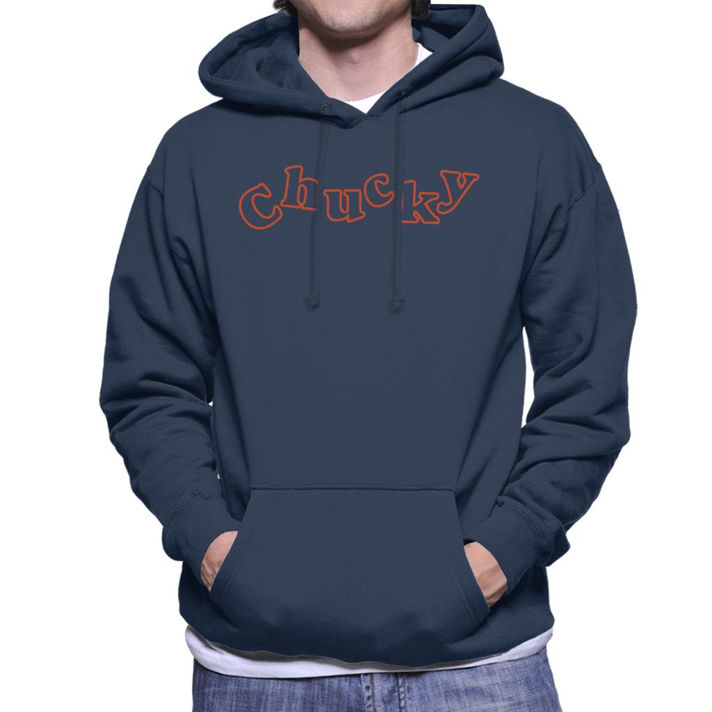 Child's Play Chucky Playful Font Men's Hooded Sweatshirt-ALL + EVERY