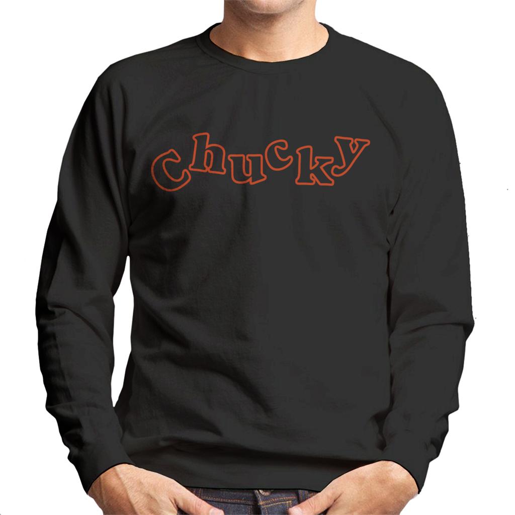 Child's Play Chucky Playful Font Men's Sweatshirt-ALL + EVERY