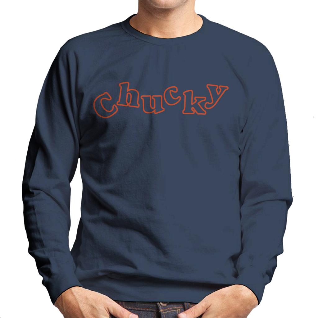 Child's Play Chucky Playful Font Men's Sweatshirt-ALL + EVERY