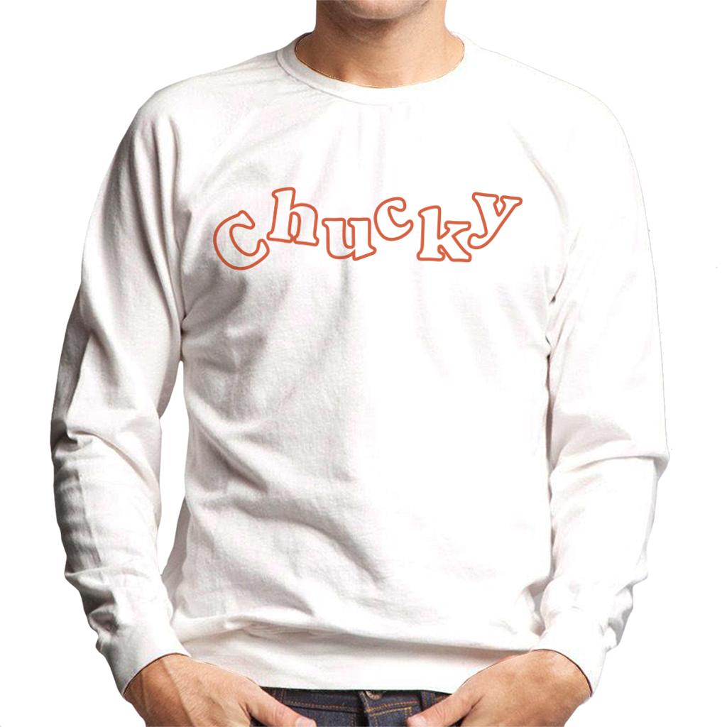 Child's Play Chucky Playful Font Men's Sweatshirt-ALL + EVERY