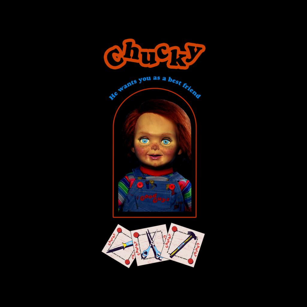 Chucky He Wants You As A Best Friend Women's Hooded Sweatshirt-ALL + EVERY