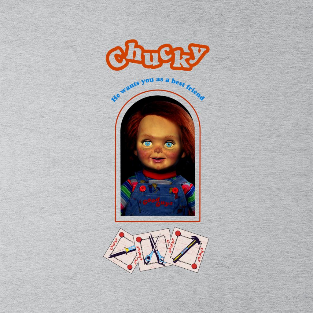 Chucky He Wants You As A Best Friend Women's Hooded Sweatshirt-ALL + EVERY
