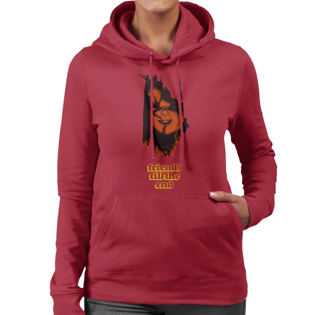 Chucky Friends Till The End Women's Hooded Sweatshirt-ALL + EVERY