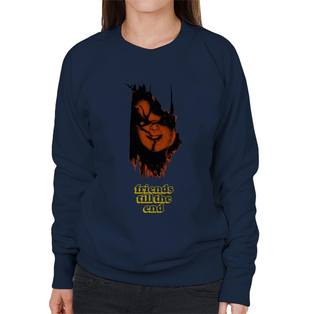 Chucky Friends Till The End Women's Sweatshirt-ALL + EVERY