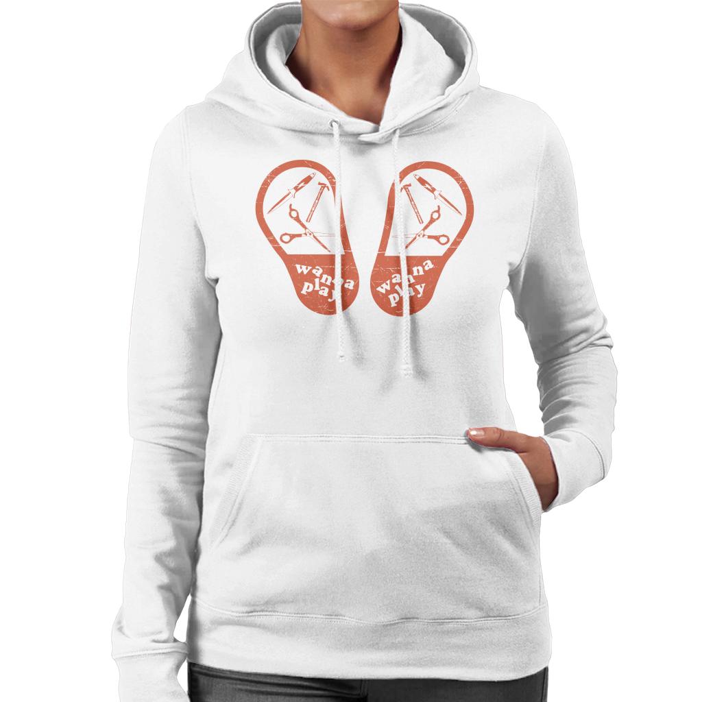 Chucky Weapons Wanna Play Women's Hooded Sweatshirt-ALL + EVERY