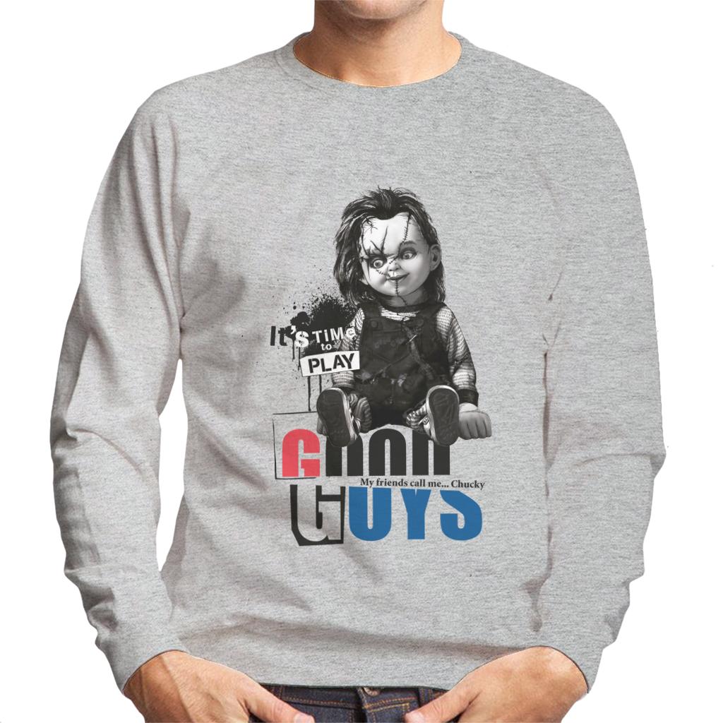 Chucky Good Guys Men's Sweatshirt-ALL + EVERY