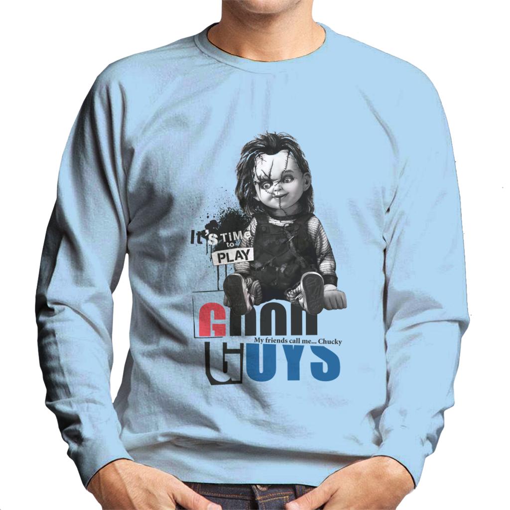 Chucky Good Guys Men's Sweatshirt-ALL + EVERY