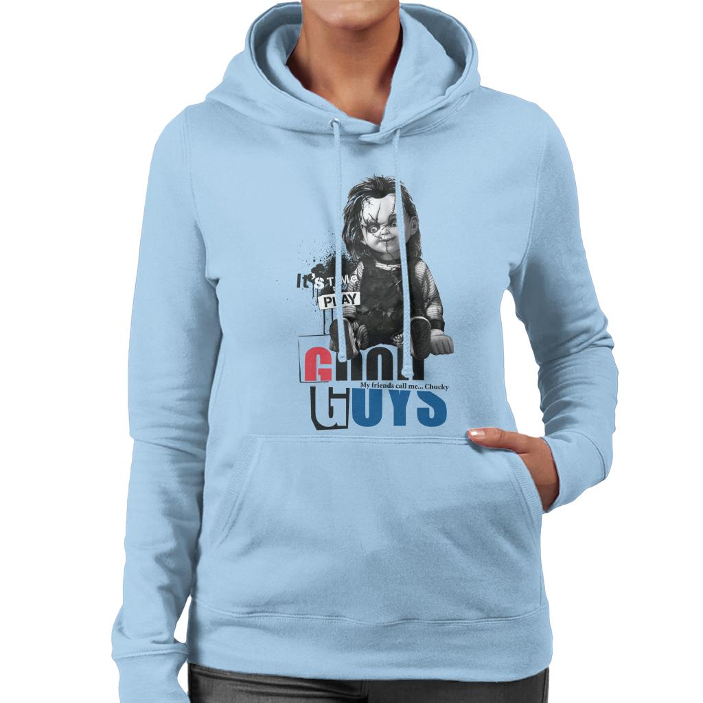 Chucky Good Guys Women's Hooded Sweatshirt-ALL + EVERY