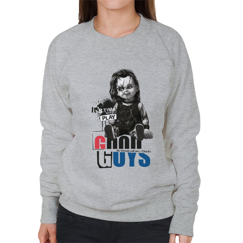 Chucky Good Guys Women's Sweatshirt-ALL + EVERY