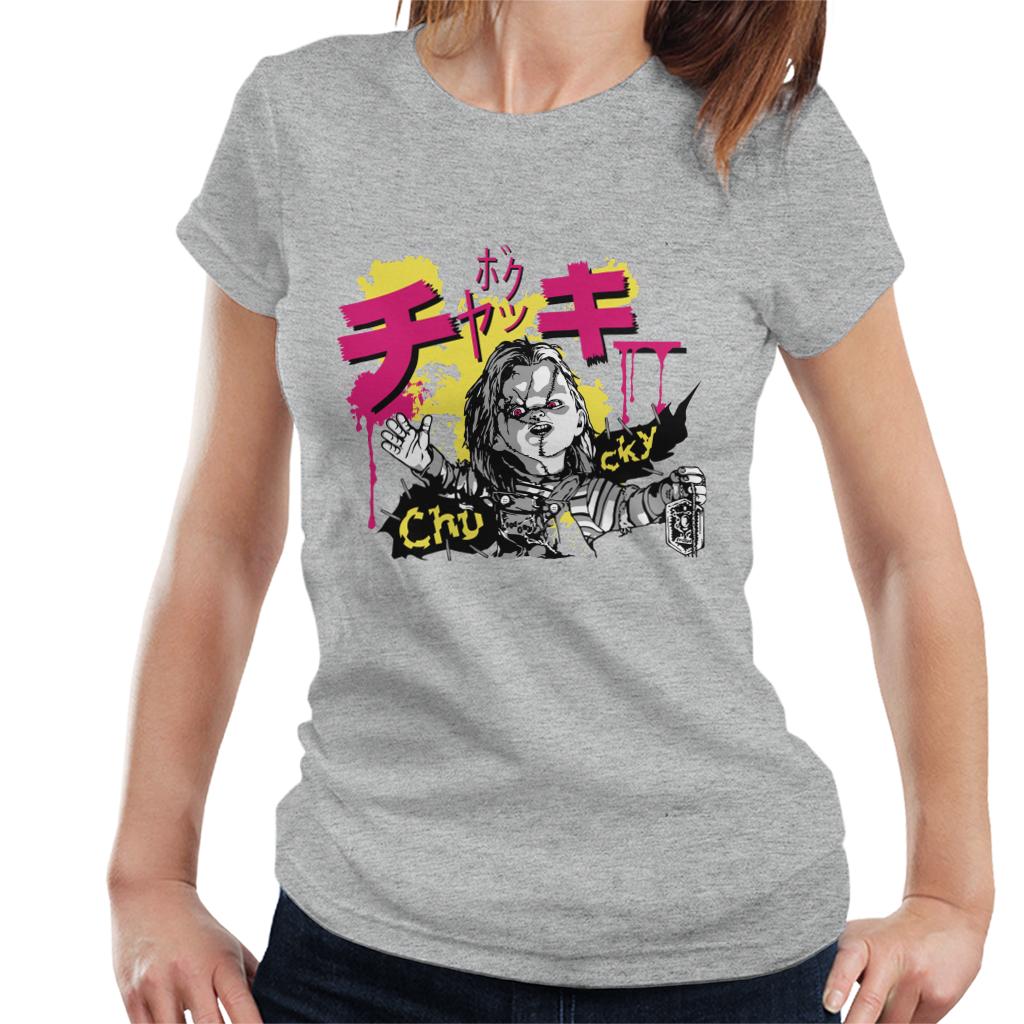 Chucky Kanji Women's T-Shirt-ALL + EVERY