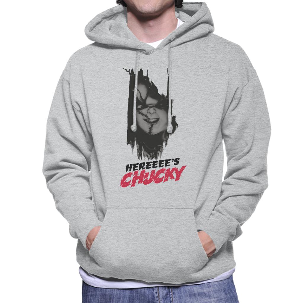 Chucky Hereeees Chucky Men's Hooded Sweatshirt-ALL + EVERY