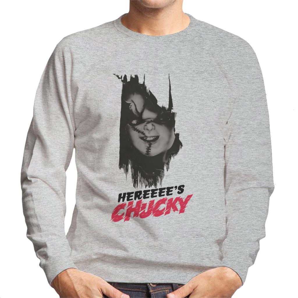 Chucky Hereeees Chucky Men's Sweatshirt-ALL + EVERY