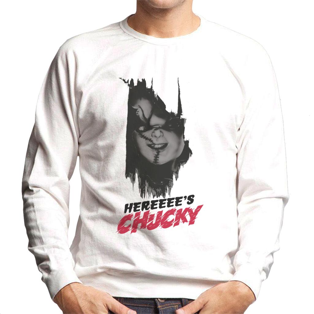 Chucky Hereeees Chucky Men's Sweatshirt-ALL + EVERY