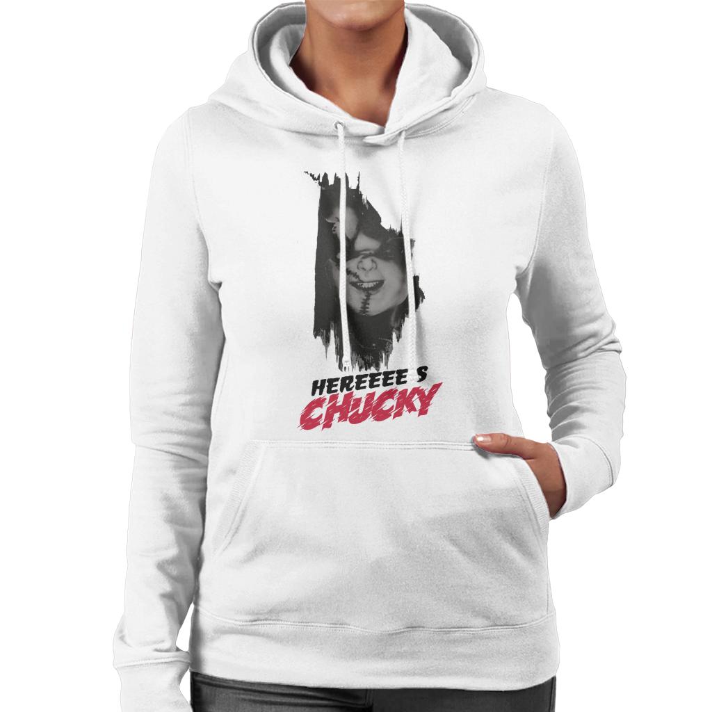 Chucky Hereeees Chucky Women's Hooded Sweatshirt-ALL + EVERY