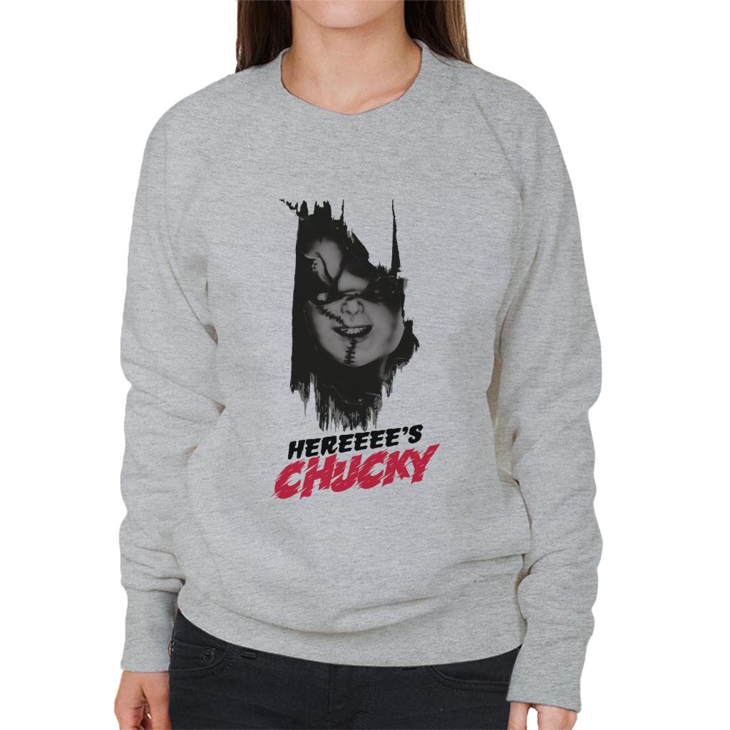 Chucky Hereeees Chucky Women's Sweatshirt-ALL + EVERY