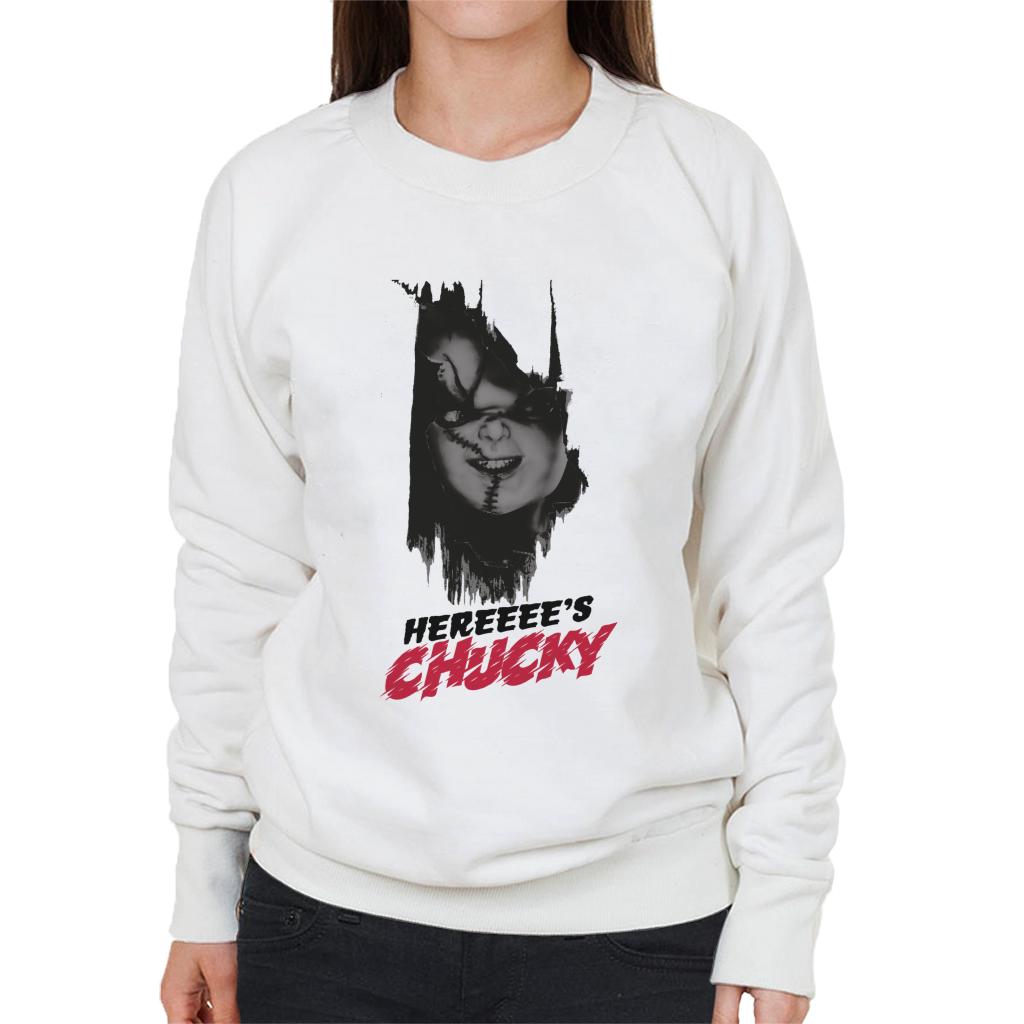 Chucky Hereeees Chucky Women's Sweatshirt-ALL + EVERY