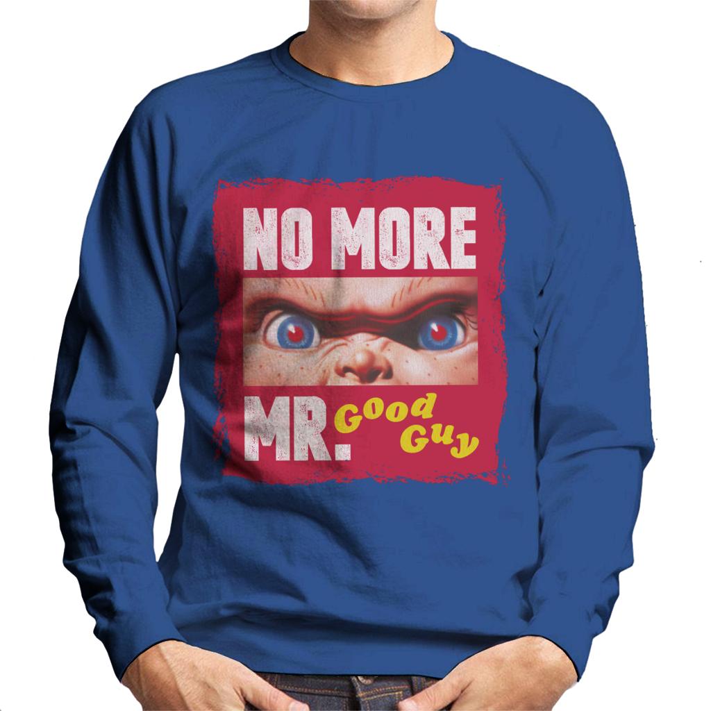 Chucky No More Mr Good Guy Men's Sweatshirt-ALL + EVERY