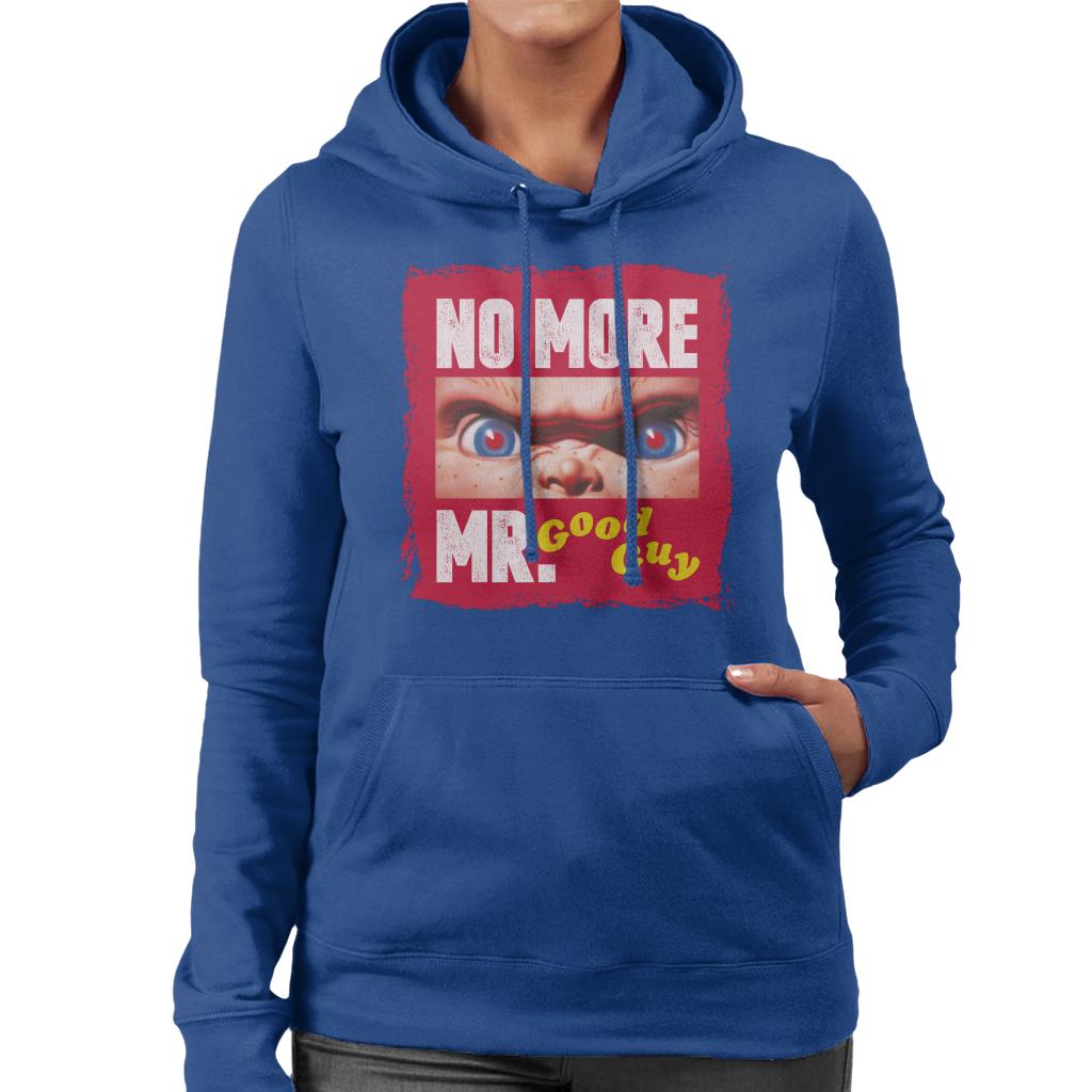 Chucky No More Mr Good Guy Women's Hooded Sweatshirt-ALL + EVERY