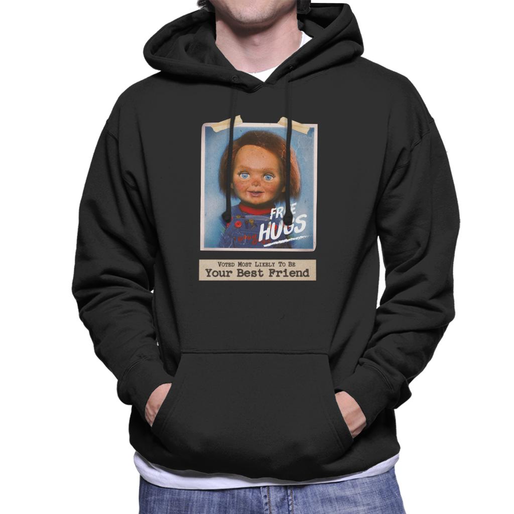 Chucky Voted Most Likely To Be Your Best Friend Men's Hooded Sweatshirt-ALL + EVERY