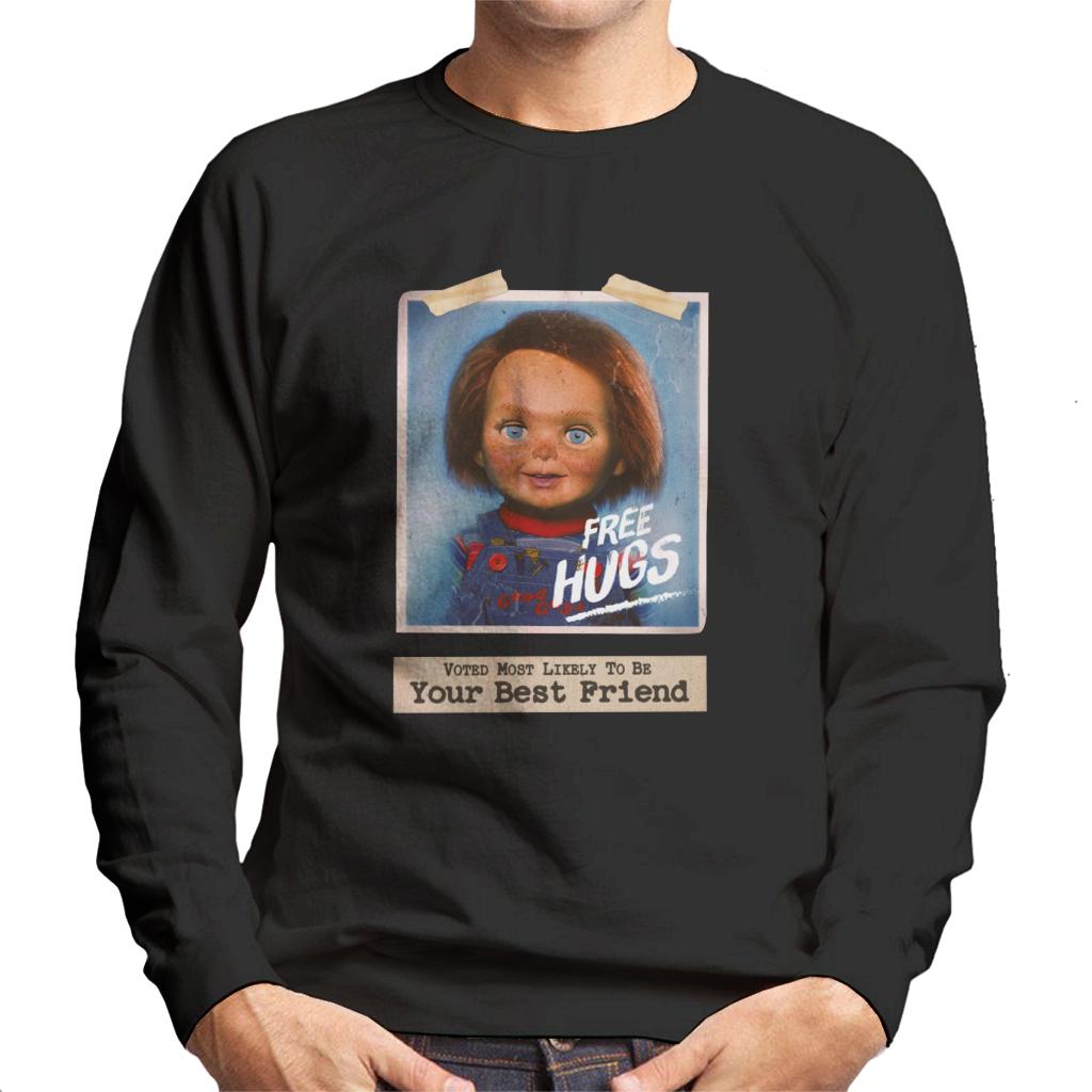 Chucky Voted Most Likely To Be Your Best Friend Men's Sweatshirt-ALL + EVERY