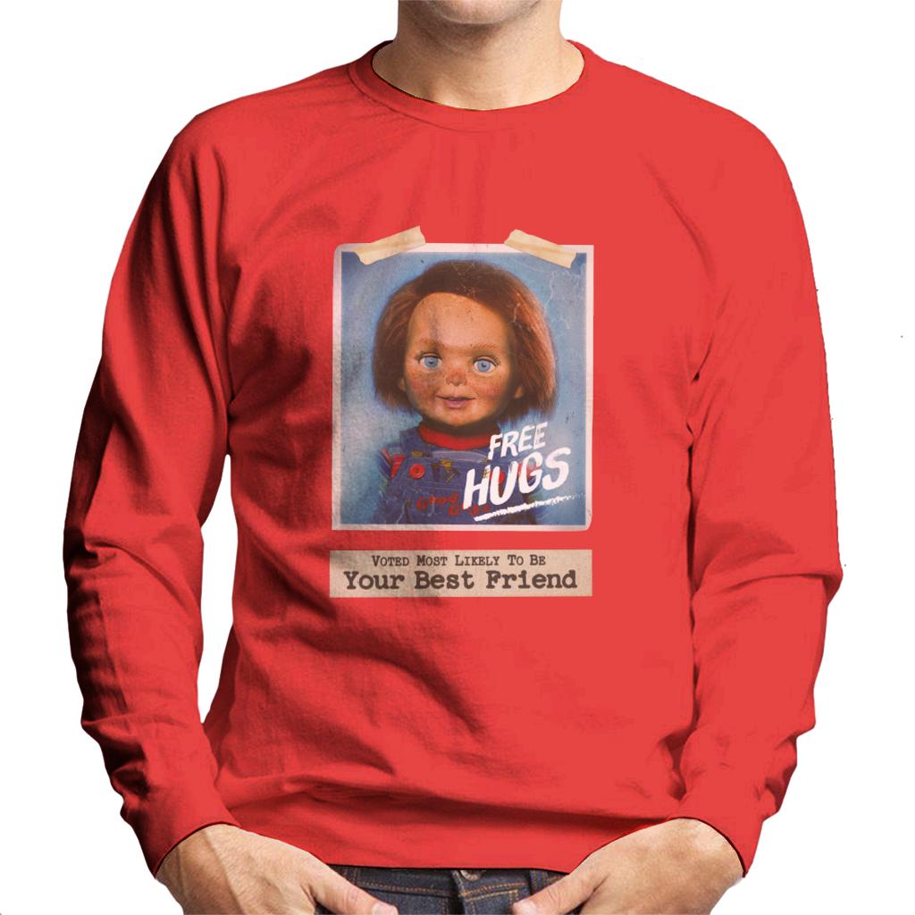 Chucky Voted Most Likely To Be Your Best Friend Men's Sweatshirt-ALL + EVERY