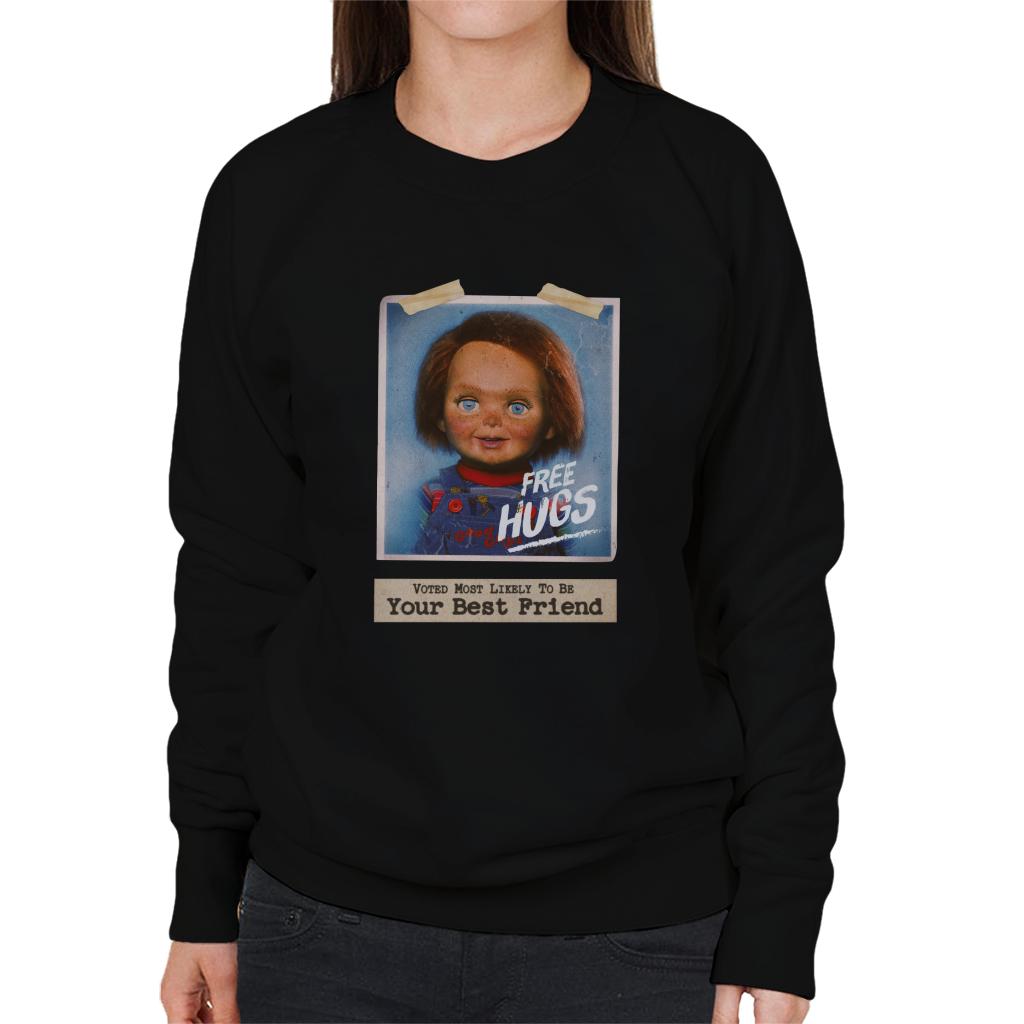 Chucky Voted Most Likely To Be Your Best Friend Women's Sweatshirt-ALL + EVERY