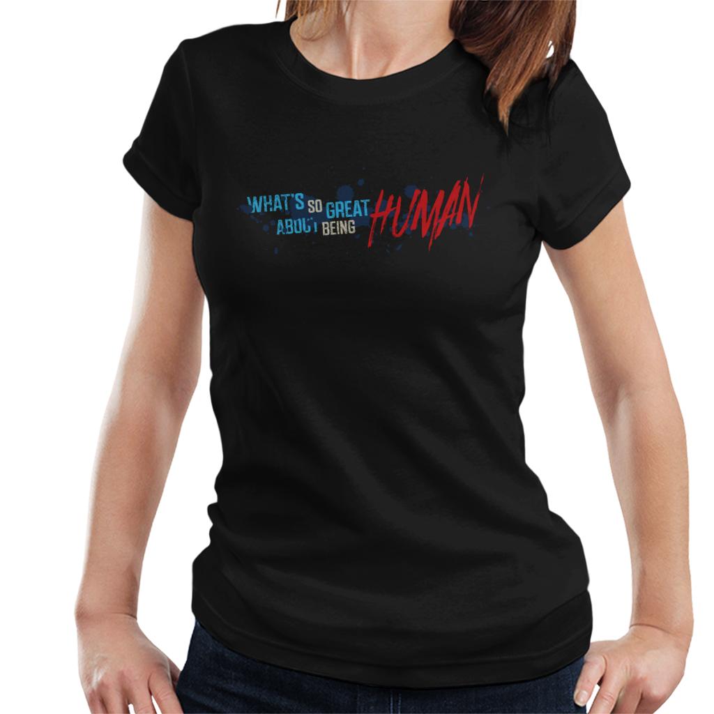 Chucky Whats So Great About Being Human Women's T-Shirt-ALL + EVERY