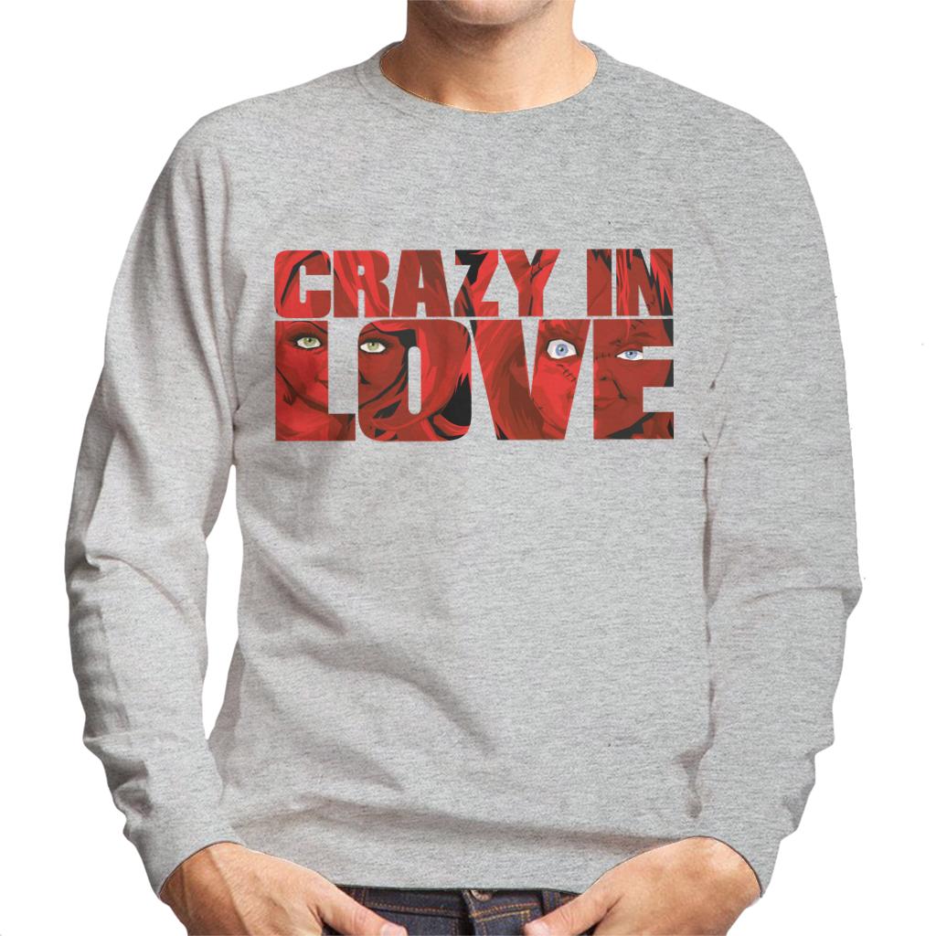 Chucky Tiffany Valentine Crazy In Love Men's Sweatshirt-ALL + EVERY