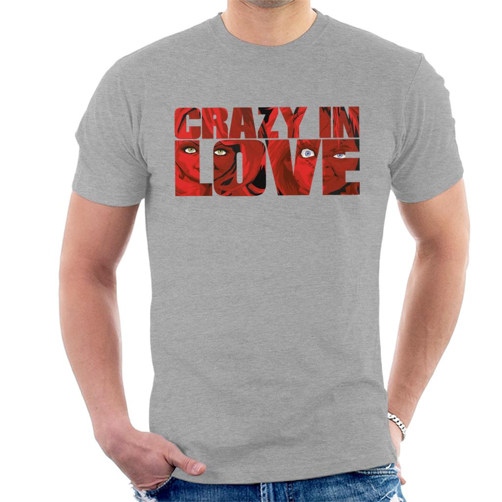 Chucky Tiffany Valentine Crazy In Love Men's T-Shirt-ALL + EVERY