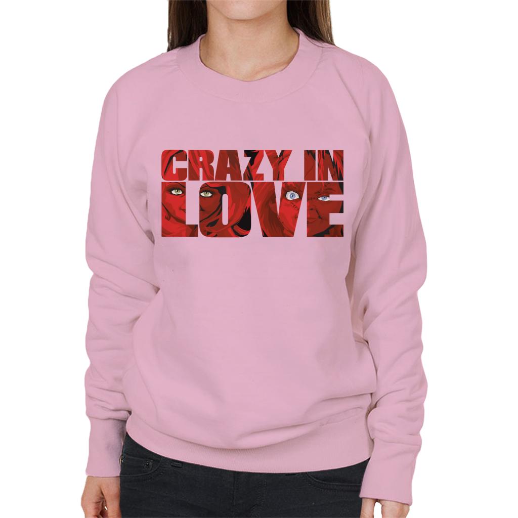 Chucky Tiffany Valentine Crazy In Love Women's Sweatshirt-ALL + EVERY