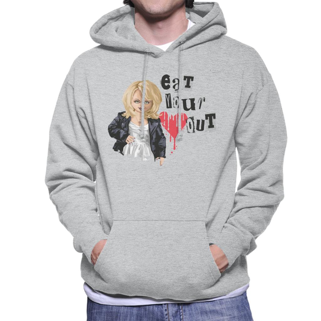 Chucky Tiffany Valentine Eat Your Heart Out Men's Hooded Sweatshirt-ALL + EVERY