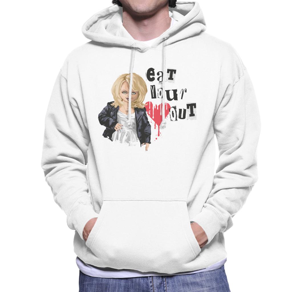 Chucky Tiffany Valentine Eat Your Heart Out Men's Hooded Sweatshirt-ALL + EVERY