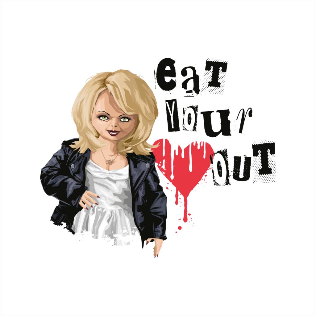 Chucky Tiffany Valentine Eat Your Heart Out Men's T-Shirt-ALL + EVERY