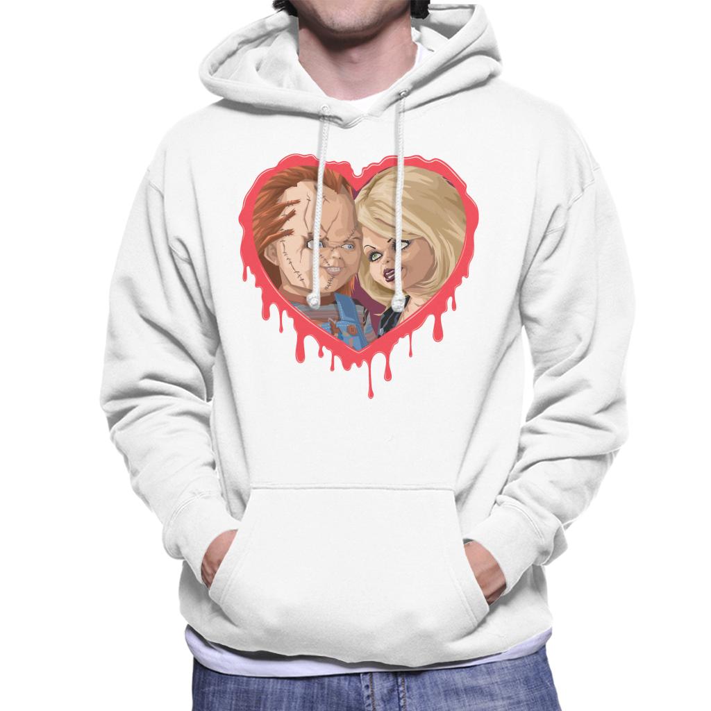 Chucky Tiffany Valentine Modern Love Men's Hooded Sweatshirt-ALL + EVERY